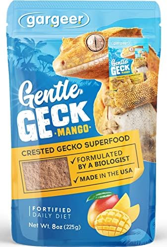  Gargeer 2oz Complete Crested Gecko Food Diet. Premium Mix, Ready To Use Freshly Made Powder. Unique Formula, Developed & Made In The USA. Enjoy! (Tropical + Insects Protein)