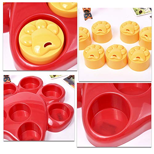  N/W Dog Puzzles For Smart Dogs Interactive Dog Puzzle Toys Durable Dogs Food Puzzle Feeder Toys To Keep Them Busy Improve Your Dog's Iq With Playing Interaction Training