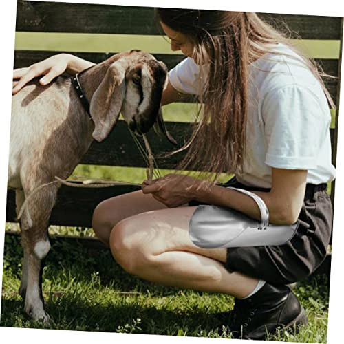  SECFOU 1pc Feed Added Substance Shovel Home Tools Stainless Steel Spoon Outdoor Tools Metal Food Scoops Food Scoop For Animals Horse Grain Scoop Multi-functional Shovel Useful Feed Scoop