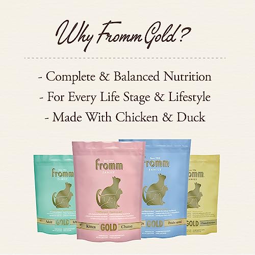  Fromm Kitten Gold Dry Cat Food - Premium Cat Food For Kittens & Pregnant Or Nursing Cats - Chicken Recipe - 10 Lb