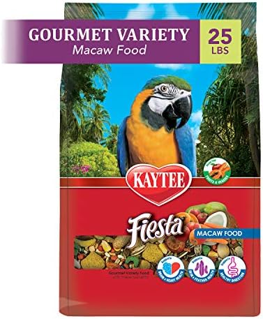  Kaytee Fiesta Macaws Bird Food 25 Lb