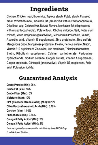  Tender & True Antibiotic-Free Chicken & Brown Rice Recipe Dog Food, 23 Lb