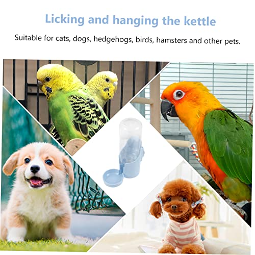  Yardwe Parrot Drinking Fountain Japanese Water Bottle Doggie Water Bottle Standing Bird Feeder Poultry Water Feeder Bird Feeder Bowl Proof Bird Cup Bird Cage Water Dispenser Feeding Food