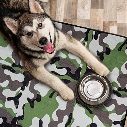  2 Pack Washable Pee Pads For Dogs Reusable Urine Incontinence XL Mats 30x36
