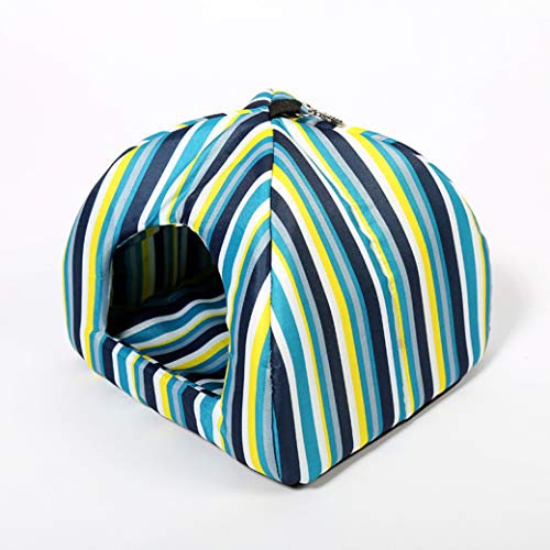  Summer Dog Bed For Large Medium Small Dogs Stripe Bird Cat Kennel House Pet Indoor Outdoor Puppy Tent