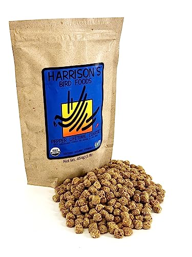  Harrison's Bird Foods Pepper Lifetime Coarse 5lb Certified Organic Formula