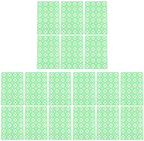  Iplusmile 12pcs In Splice Rabbit Pet Heat Inch, Cushions And Cat Mats- Dogs Random Cats Bottom Mats, Bunny Cages Snowflake Rat Mat, Chinchilla Design Non- Slip Skin Mat Animal, Holder Green