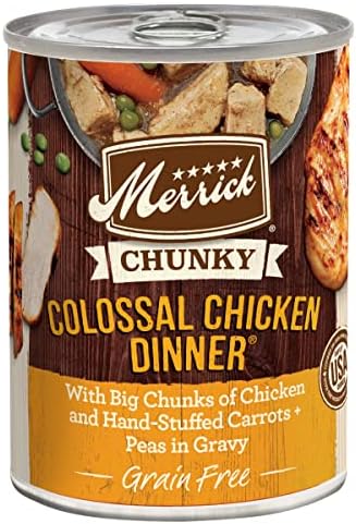  Merrick Grain Free Wet Dog Food Variety Pack, Grain Free Favorites Canned Dog Food - (12) 12.7 Oz. Cans