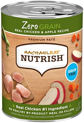  Rachael Ray Nutrish Wet Dog Food, Beef, Chicken, And Gentle Digestion Variety Pack, 13 Ounce Can (Pack Of 12)