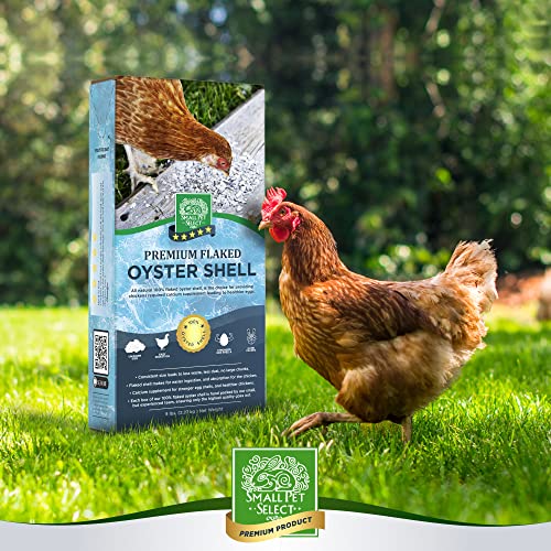  Small Pet Select - 100% Flaked Oyster Shell, Calcium Supplement For Chickens, And Ducks, 5lb