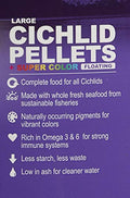  Omega One Super Color Floating Cichlid Pellets, 8mm Large Pellets, 10 Lb Bucket