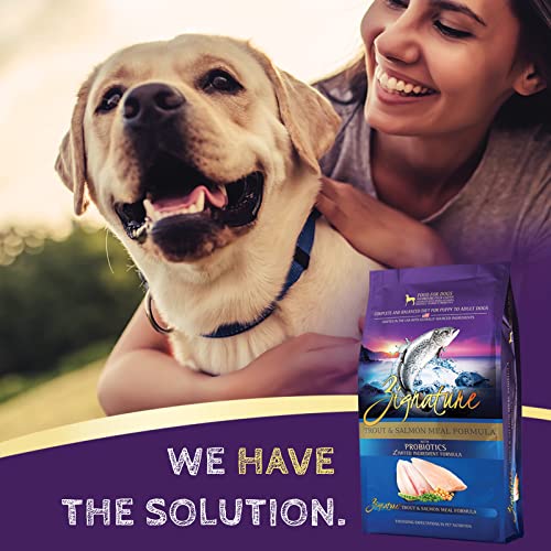  Zignature Trout & Salmon Limited Ingredient Formula Dry Dog Food Small Bites 4lb