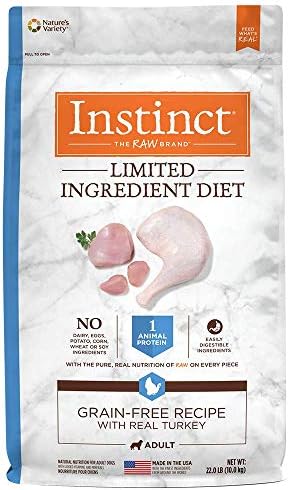  Instinct Limited Ingredient Diet Grain Free Recipe With Real Lamb Natural Dry Dog Food, 20 Lb. Bag