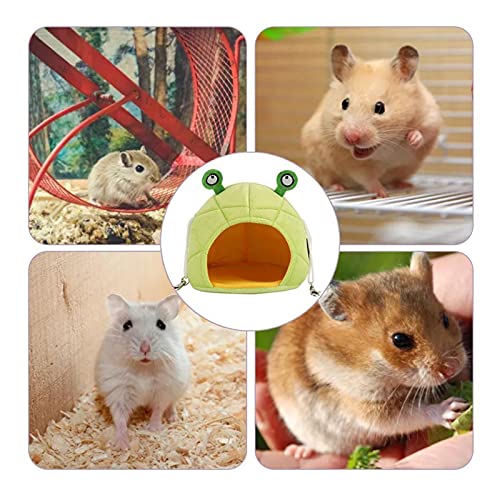  JKXWX Pet Hammock Cute Pet Nest Fruit Animal Food Nest Hanging Bed Hamster Hammock Small Animal Accessories For Hamster Rabbit Pet Hammock Bed (Color : Light Grey)