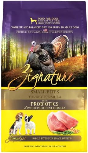  Zignature Trout & Salmon Limited Ingredient Formula Dry Dog Food Small Bites 4lb