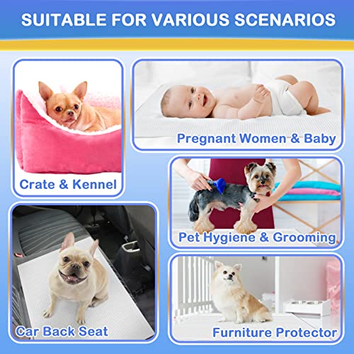  IMMCUTE Dog Pee Pads 23"x36" -30 Count | Puppy Pee Training Pads Super Absorbent & Leak-Proof | Disposable Pet Piddle And Potty Pads For Puppies | Dogs | Doggie| Cats | Rabbits