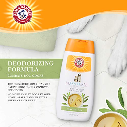  Arm & Hammer Ultra Fresh Dog Shampoos, Conditioners, And Sprays For Dogs | Arm & Hammer Baking Soda Ingredient Helps Neutralize Bad Pet Odors For An Advanced Clean | Itch Relief Shampoo For Dogs