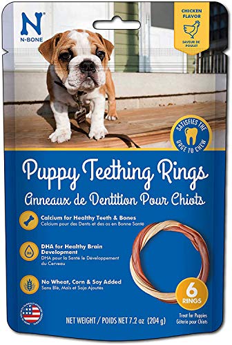  N-Bone Puppy Teething Ring Chicken Flavor (6 Rings)