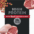  Purina Moist And Meaty High Protein Dry Dog Food With Real Chicken And Beef Dog Food Pouches - (4) 72 Oz. Boxes