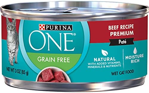  Purina ONE Natural, High Protein Wet Cat Food Variety Pack, True Instinct Turkey, Chicken & Tuna Recipes - (2 Packs Of 12) 3 Oz. Cans