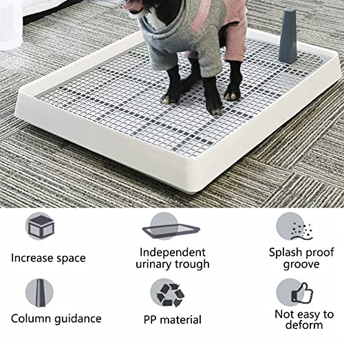  For Small Holder Potty Dogs Dog Toilet Indoor 12.2 Inch Toilet Pet X Potty Pads Dogs Training 15.1 Dog Training Pet Supplies Pet Supplies For Dogs Collars And Leashes (White, One Size)