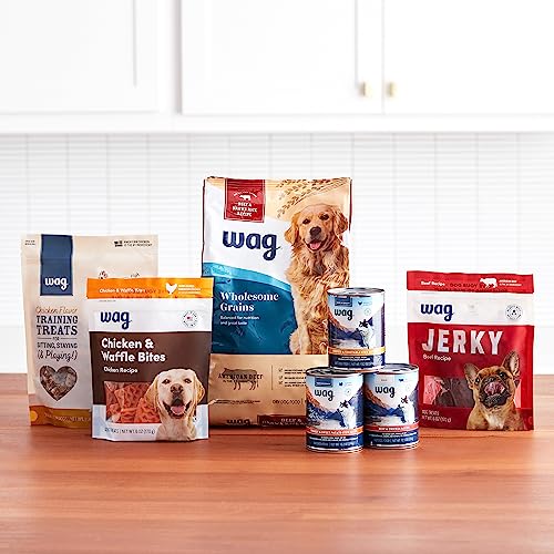  Amazon Brand - Wag Dry Dog Food Salmon & Sweet Potato, Grain Free 4 Lb Bag