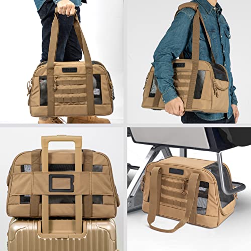  VEAGIA Cat Carrier,Pet Carrier,Cat Carriers For Medium Cats Under 25,Soft Puppy Travel Bag Carriers For Small Dogs Airline Approved