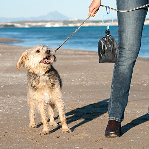  Ipetboom Dog Bag Holder Dog Poop Bag Holder Fasteners 8pcs Waste Bag Carrier Dog Poop Bag Holder With Touch Fasteners Attachment Hands- Free Holder For Dog Leashes Sky- Blue Hands Free Leash