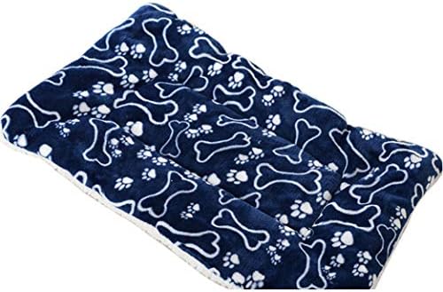  SENERY Bone Fish Deer Design Pattern Pet Blanket Thick Soft Flannel Carpet Cute Cat Dog Puppy Mat