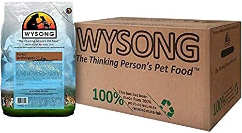 Wysong Ferret Archetypal-2 - Dry Ferret Food, 5 Pound Bags, (Pack Of 4)