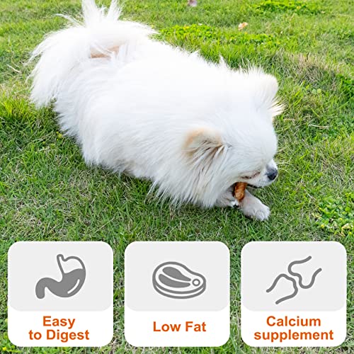  MON2SUN Dog Treats, Chicken Wrapped Calcium Dog Bones Without Rawhide, 2.3 Inch Training Treats For Teeth Cleaning And Fresh Breath, Dog Chews For Puppy And Small Dogs (56 Count - Pack Of 1)