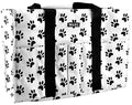  WAHL Professional Animal Large Paw Print Tote Bag (97782), Black And White Paw Print 18-Inch Tote Bag, 18 Inches