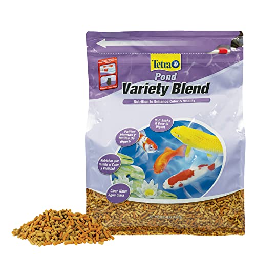  TetraPond Variety Blend, Pond Fish Food, For Goldfish And Koi Yellow 2.25 Pound (Pack Of 1)