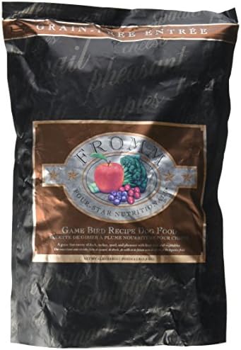  Fromm Four Star Grain Free Dry Dog Food, Game Bird Recipe, 4-Pound Bag