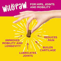  WildPaw WonderBites For Hips, Joints, & Mobility -90 Soft Chews- Improves Mobility, Reduces Pain - Glucosamine, MSM, Hyaluronic Acid, Hemp, Turmeric, & More – Joint Supplement For Dogs