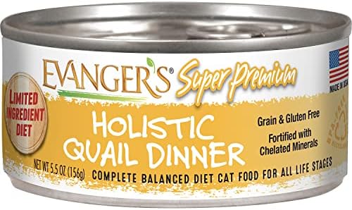  Evanger's Super Premium Duck Dinner For Cats, 24 X 5.5 Oz Cans