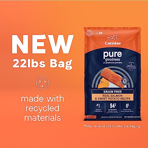  Canidae Pure Real Salmon & Sweet Potato Recipe Adult Dry Dog 22 LB