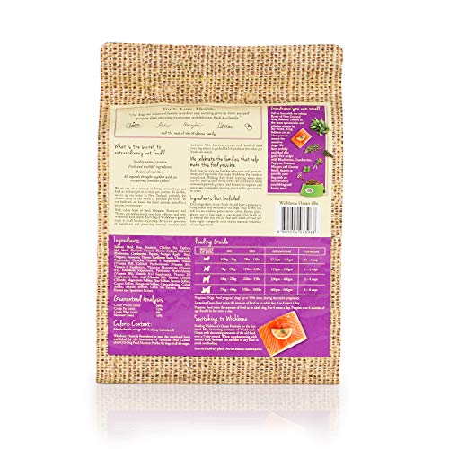  Wishbone Ocean King Salmon Grain-Free And Gluten-Free Dog Food, All Natural Dry Dog Food, Rich In Omega 3 Dog Food, High Protein Dry Dog Food - 4 Lb