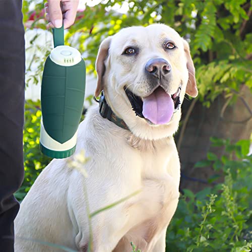  AACARB Cat Water Dispenser, Portable Pet Water Bottle Soft Silicone Leaf Design Travel Dogs Bowl Outdoor Walking Water Bottle Cat Supplies Drinking Device (Color : Green)