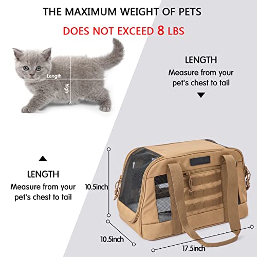  VEAGIA Cat Carrier,Pet Carrier,Cat Carriers For Medium Cats Under 25,Soft Puppy Travel Bag Carriers For Small Dogs Airline Approved