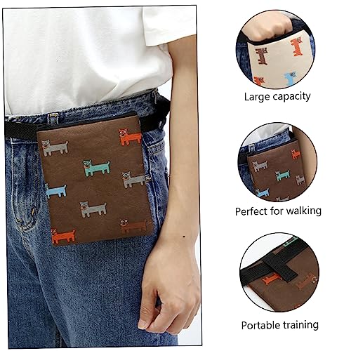  Mipcase Dog Treat Training Pouch 2pcs Dog Training Fanny Pack Dog Treat Training Pouch Fabric (Polyester) Pet Food Bag Outdoor Pet Training Treat Pouch Dog Food Dog Treat Bag Pet Snack Bag