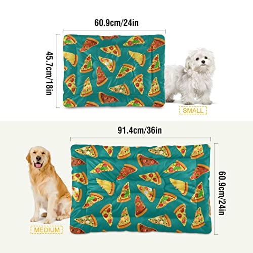  Food Pizza Dog Bed Cat Bed Soft Comfortable Pet Bed Non-Slip Calming Kennel Pad For Small Medium Large Dogs Cats 2116472