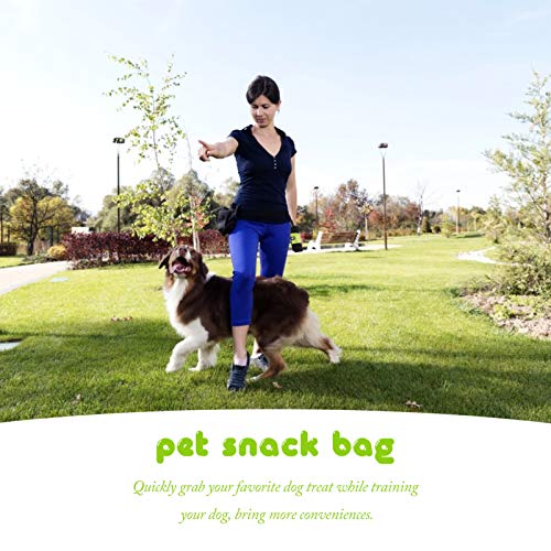  Mipcase Pets 3pcs Training Treat Dog Walking Hand Snack Dog, Bag Coin Bait Wrist Portable Pocket Bags For Leash Dispenser Reward Strap With Puppy Food Carrier L Container Doggie Puppy Leash