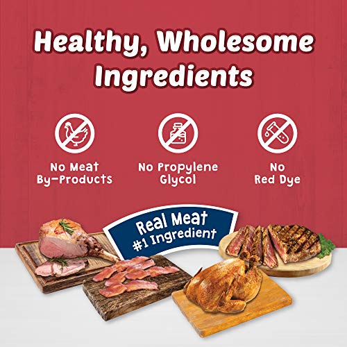  Blue Buffalo Stix Natural Soft-Moist Dog Treats, Beef, Bacon, Lamb, And Chicken 5-oz Variety Pack, 4 Count