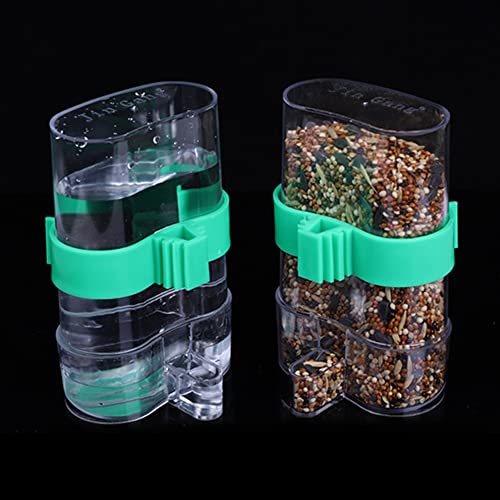  Pet Bird Feeder Waterer With Clip Pet Dispenser Bottle Drinking Fountains Feeding Bowls For Pet Parrot Pigeon Bowl