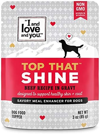  "I And Love And You" Top That Tummy Wet Dog Food Pouch, Chicken Recipe In Gravy, 3 Oz (Pack Of 12)