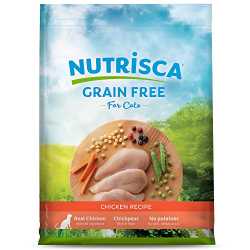  Dogswell NUTRISCA Premium Grain Free Dry Cat Food, Chicken Recipe, 13 Lbs.