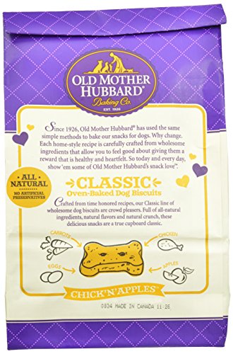  Wellpet 634437 6-Pack Crunchy Classic Chick'N'Apples Biscuits, Mini, 20-Ounce