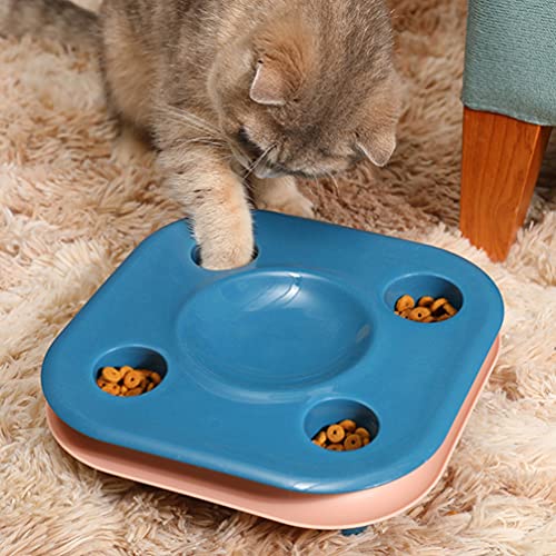  POPETPOP Spill Proof Dog Bowl Spill Proof Dog Bowl Catnip Toy Cat Food Bowl Track Toy With Exercise Kitten Toy Funny Cat Teaser Toy Spill Proof Dog Bowl Catnip Toy Catnip Toy