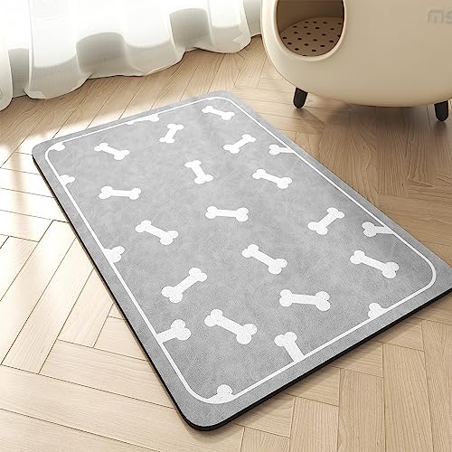  Pet Feeding Mat-Absorbent Dog Mat For Food And Water Bowl-No Stains Easy Clean Dog Food Mat-Quick Dry Dog Water Dispenser Mat-Puppy Supplies Dog Stuff-Dog Accessories Dog Water Bowl Mat